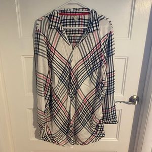 Cato Tunic V neck long sleeve